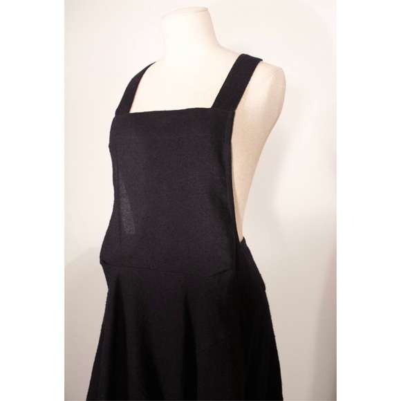 Tricot Comme des Garçons navy wool apron dress - Picture 5 of 9